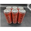 Image 1 : Set of 6 ZOA Energy Drinks White Peach Flavor, 473 mL Each