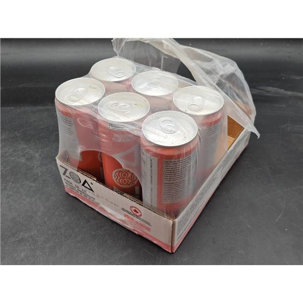 Zoa Zero Sugar White Peach Energy Drink 355ml, Pack of 6