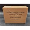 Image 2 : Flameless LED Candle Set with Bark Texture