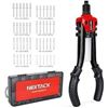Image 1 : NexTACK NT300 Professional Hand Riveter with 350 Aluminum Rivets