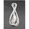 Image 2 : USB to Lightning Cable with Braided Design – White