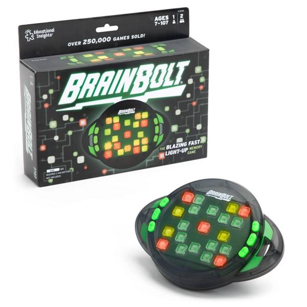 Educational Insights BrainBolt Light-Up Memory Game, Ages 7 and Up