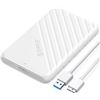 Image 1 : ORICO 25PW1 2.5 Inch Hard Drive Enclosure with USB 3.0 Support