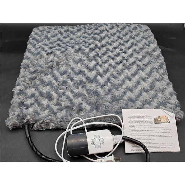Electric Heating Pad with Chevron Pattern Cover