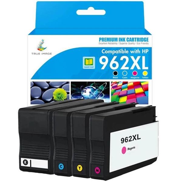 Nwyg 962XL Ink Cartridge Set: Cyan, Magenta, Yellow, Black
