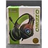 Image 2 : Ozeino ZW1 Black-Green Gaming Headset With RGB Lighting