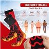 Image 1 : Electric Heated Socks Model SK-02 with Accessories