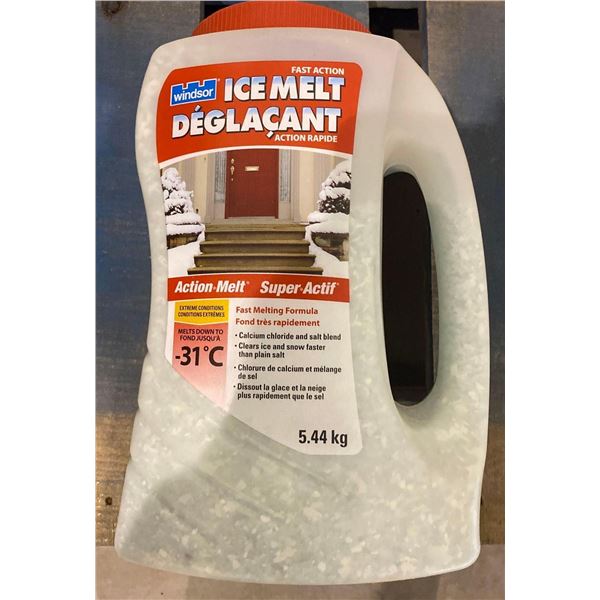 LOT OF 2 Windsor Ice Melt Fast Action (melts down to -31) 2 x 5.44kg