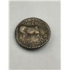 Image 1 : Ancient Greek Silver Coin with Bull and Face Motifs year unknown