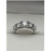Image 3 : $2,100.00 - 3.60 CT TW GRA CERTIFIED ROUND BRILLIANT CUT MOISSANITE 7 STONE RING