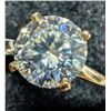 Image 1 : $1990 10K  2.23G Moissanite 1.75Ct Ring