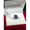 Image 5 : $2300 10K  1.6G Blue Sapphire 1Ct + Dia 0.02Ct Ring
