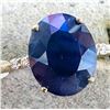 Image 2 : $1920 10K  2.02G Natural Blue Sapphire No Heat & Diamond 0.05Ct Ring