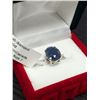 Image 5 : $1920 10K  2.02G Natural Blue Sapphire No Heat & Diamond 0.05Ct Ring