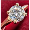 Image 1 : $1250 10K  1.48G Moissanite 0.5Ct Ring