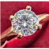 Image 2 : $1250 10K  1.48G Moissanite 0.5Ct Ring