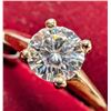 Image 3 : $1250 10K  1.48G Moissanite 0.5Ct Ring