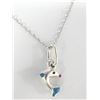 Image 2 : $50 Silver Dolphin 18"  Necklace