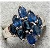 Image 4 : $200 Silver Genuine Sapphire  2.5Ct Ring