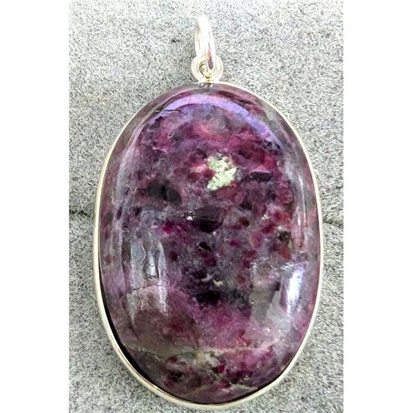 $120 Silver Red Agate  Pendant