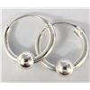 Image 1 : Silver Small Hoop Earrings