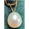 Image 1 : $140 14K  Pearl Pendant