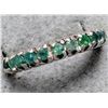 Image 1 : $240 Silver Natural Emerald 1Ct Full Eternity Ring