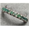 Image 3 : $240 Silver Natural Emerald 1Ct Full Eternity Ring