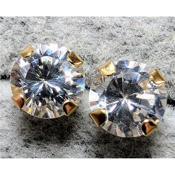 $120 14K  CZ Earrings