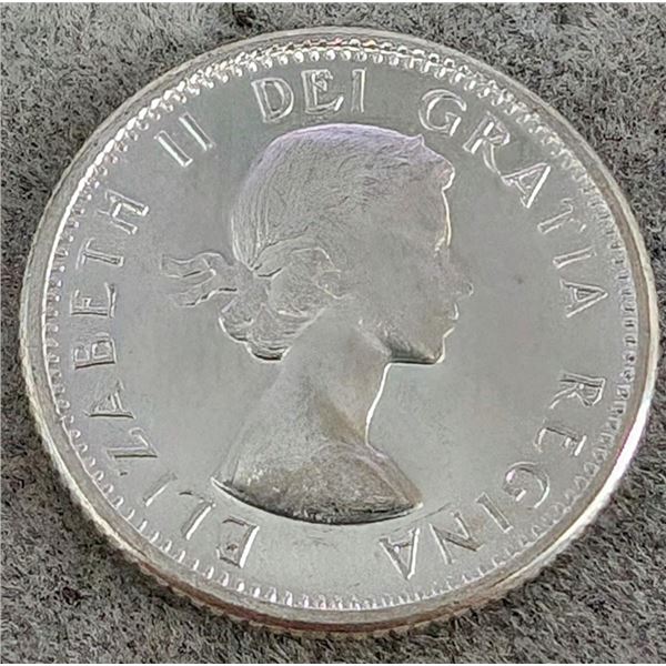 Silver 2.38G Canadian 10Cent Coin