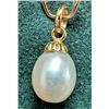 Image 2 : $140 10K  Fresh Water Pearl  Pendant