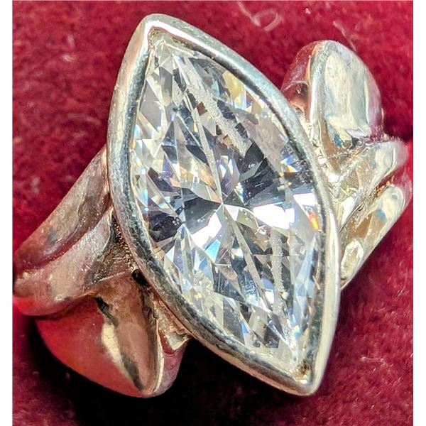 $80 Silver Cz 4.89G  Ring
