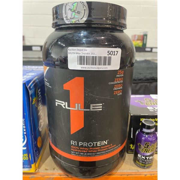 Rule 1 R1 Protein Powder, 5 lb, Orange Dreamsicle Flavor