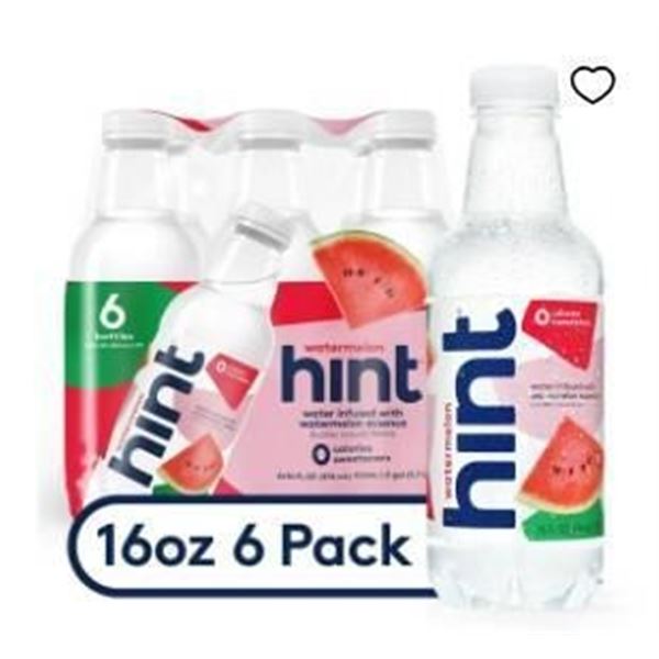 Hint Water 16 fl oz Strawberry Watermelon, 12-Pack