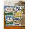Image 1 : Twinings Cold Brewed Mint Iced Tea Bags – 6 Packs (120 Total Bags)