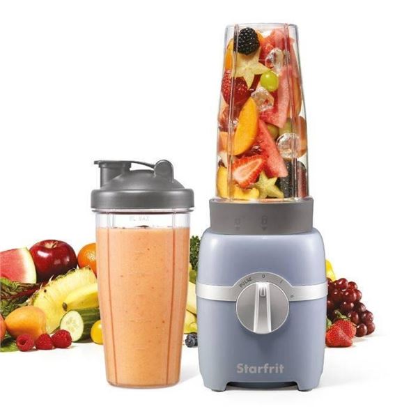 Starfrit Personal Blender With Two Cups and Lids