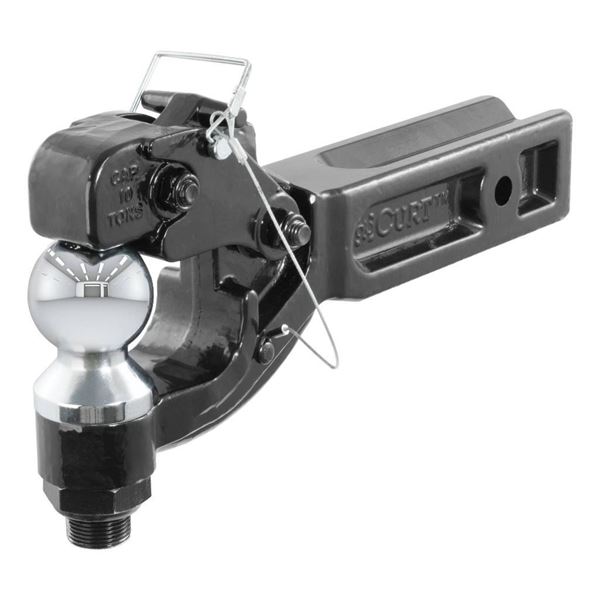 Drop Hitch Coupling With 2-5/16 Inch Ball, 12,000 lbs. Capacity, 5 Inch Length