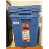 Image 2 : Rubbermaid Roughneck Blue Storage Container with Lid Lot of 2