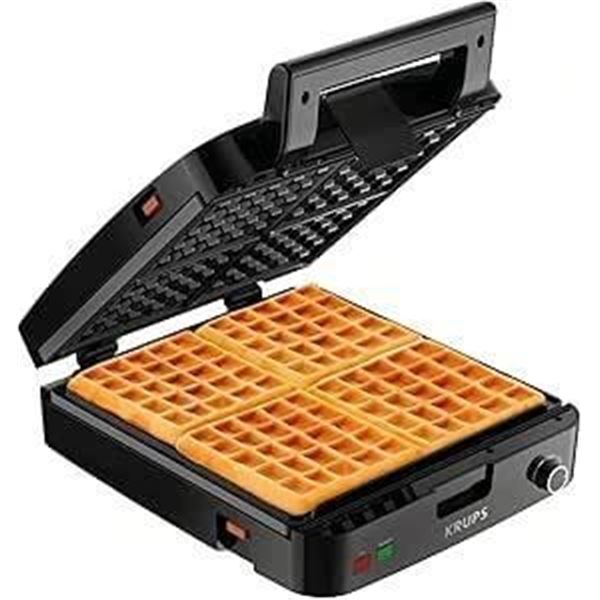 Krups Easy Clean Belgian Waffle Maker, Model CC660D51