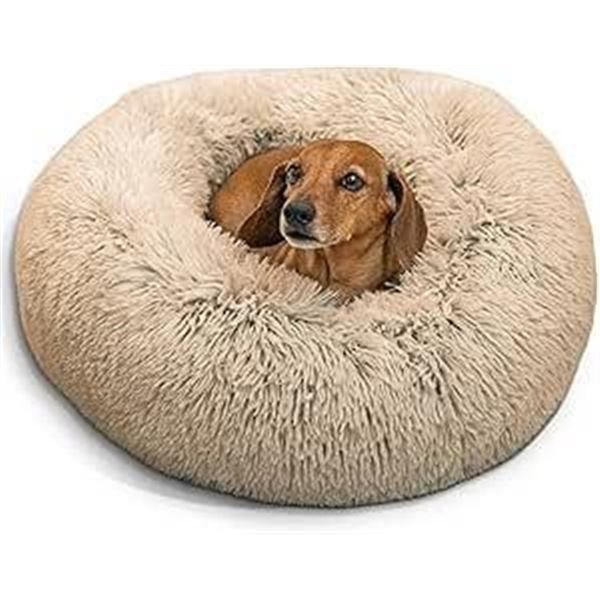 Best Friends by Sheri Shag Donut Bed for Pets 23"