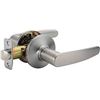 Image 1 : Amazon Basics Passage Door Lever with Satin Nickel Finish