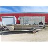 Image 1 : Alumarine 18.5ft Aluminum Boat with 70HP Johnson , EZ 