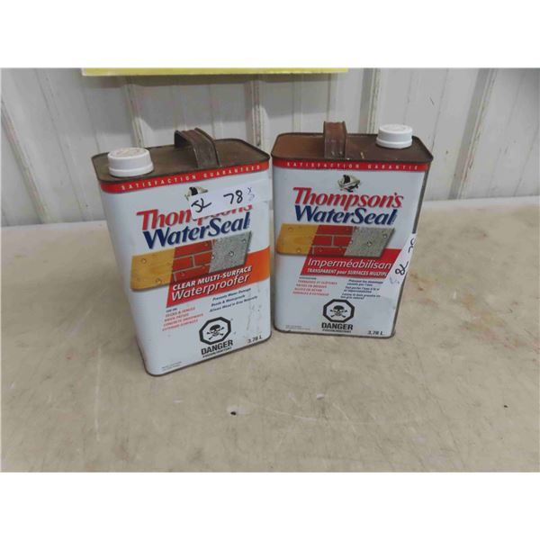 1 Gallon Thompson Water Seal Unopened & 1/3 