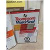 Image 2 : 1 Gallon Thompson Water Seal Unopened & 1/3 