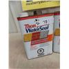 Image 3 : 1 Gallon Thompson Water Seal Unopened & 1/3 