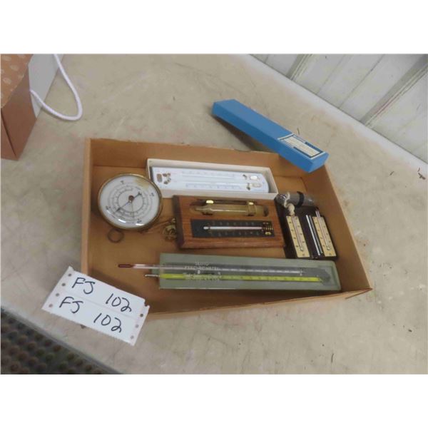 Vintage Weather Gauges & Thermometers