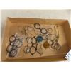 Image 2 : 16 Antique Glass Frames & Lens Parts 