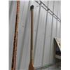 Image 8 : 3 Vintage Wood Hockey Sticks Including Goalie Stick 