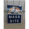 Image 1 : Vintage Pope John Paul II Aluminum Sign 29.5'' x 23.5'' 