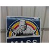 Image 2 : Vintage Pope John Paul II Aluminum Sign 29.5'' x 23.5'' 